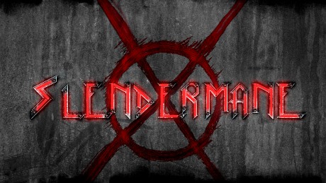 Slendermane Rock,Metal & Neon logo+Op sign